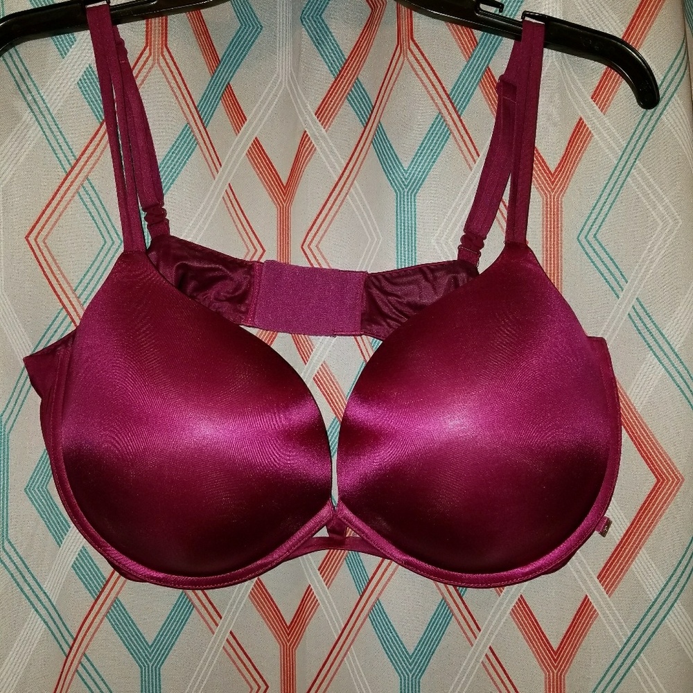 Wine colored very sexy push up bra